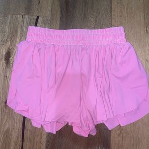 Pink Keiki Kona Ruffle Flowy Shorts
